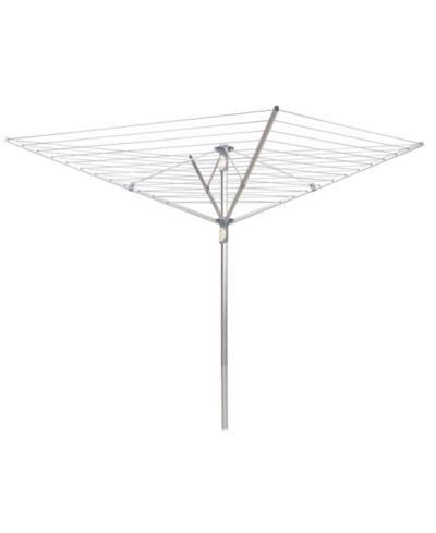 Household Essentials Umbrella Clothesline Dual Height Dryer, 192 Feet of Hanging Line