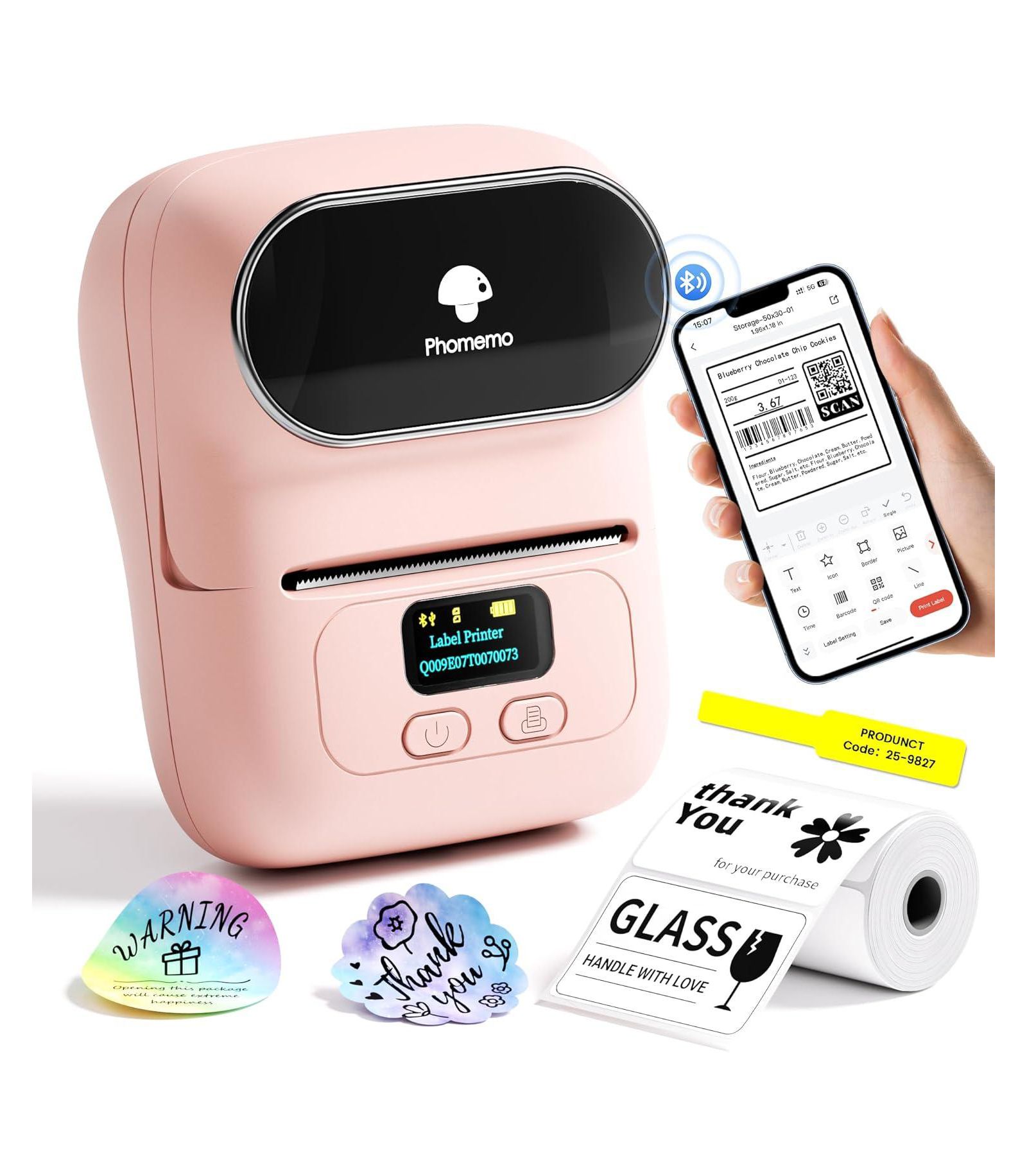 Phomemo M110 Portable Bluetooth Thermal Label Printer