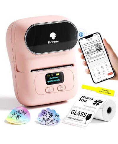 Бизнес-принтер этикеток Phomemo M110, портативный Bluetooth термопринтер
