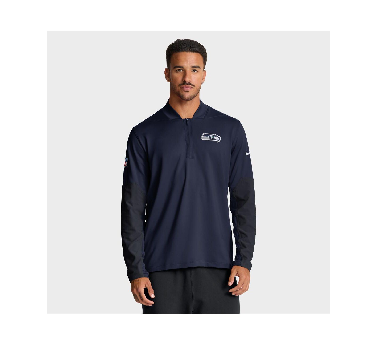 Мужская толстовка Nike Seattle Seahawks Dri-FIT Half-Zip