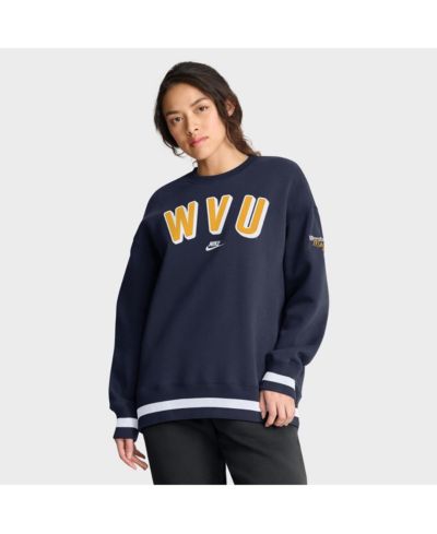 Женское оверсайз худи Nike Navy West Virginia Mountaineers Legacy Phoenix