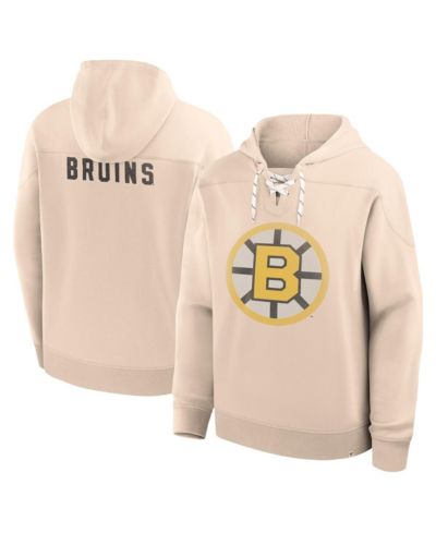 Fanatics Men's Cream Boston Bruins Vintage Hoodie