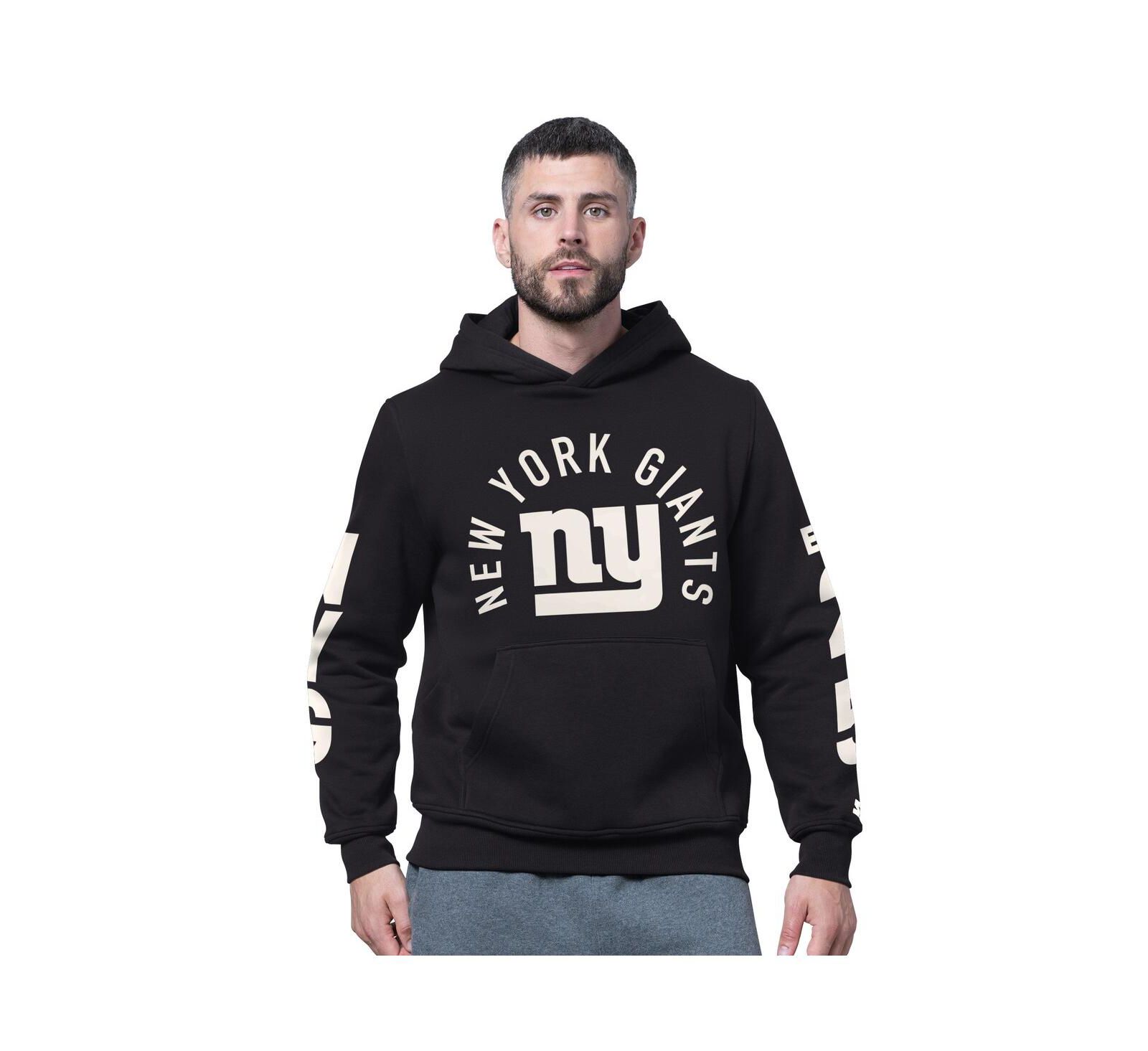 Мужское флисовое худи Starter Black New York Giants Handoff