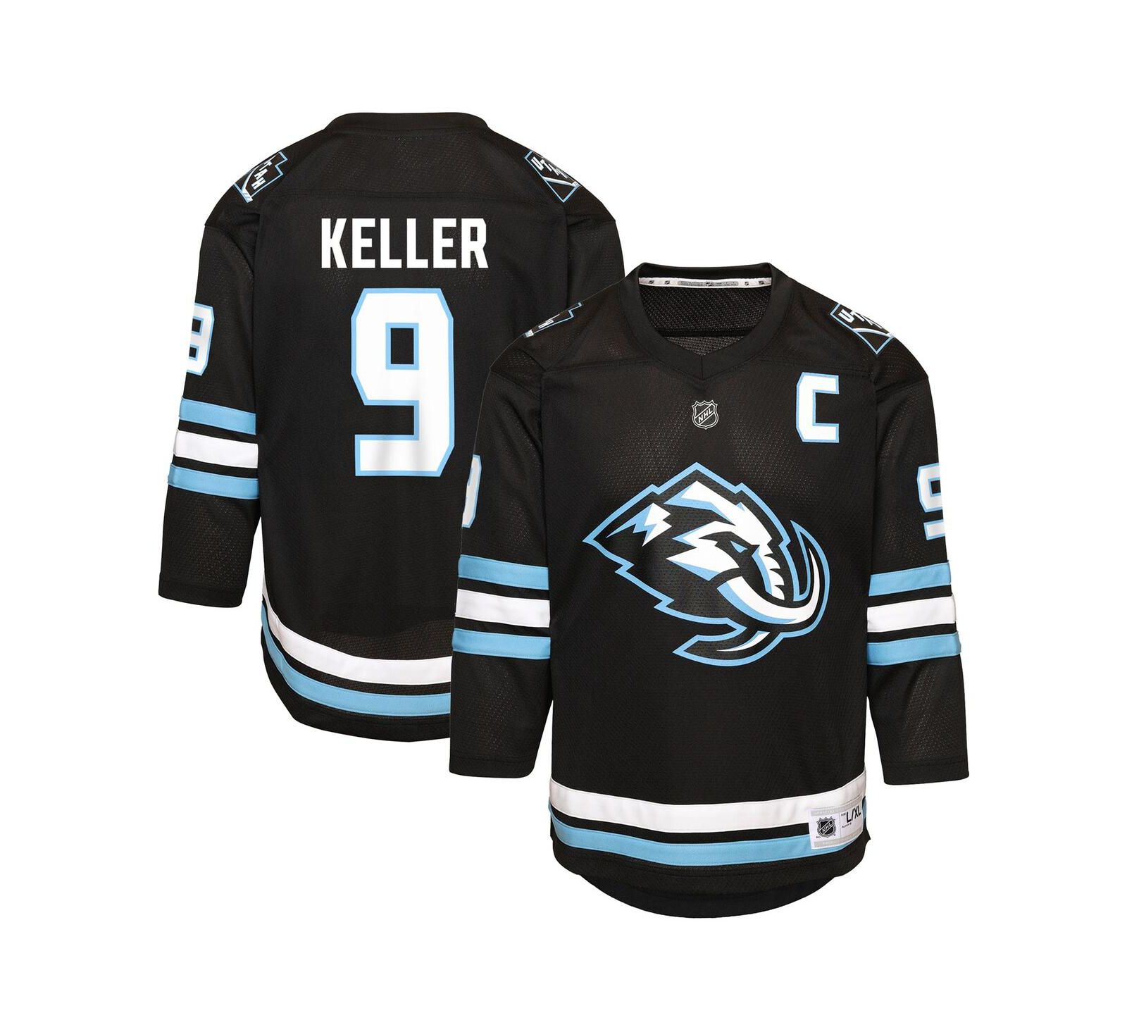 Детская реплика джерси Outerstuff Clayton Keller Black Utah Mammoth Home