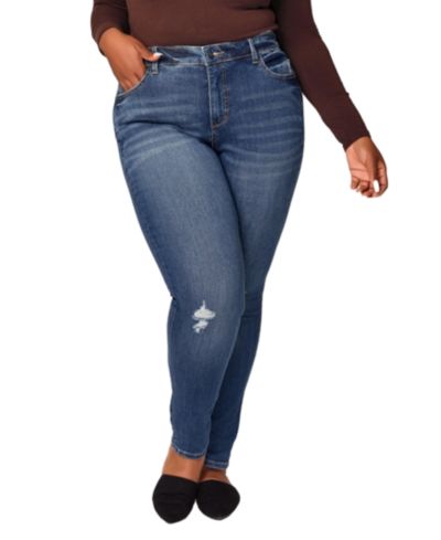 SLINK Jeans Women's Denim High Rise Skinny in 31" Inseam - Lydia