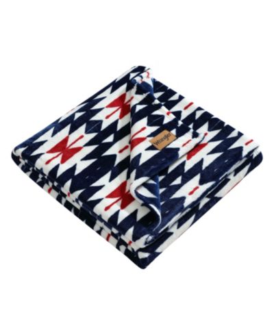 Wrangler Americana Printed Ultra Soft Plush Fleece Throw, 50" x 70"