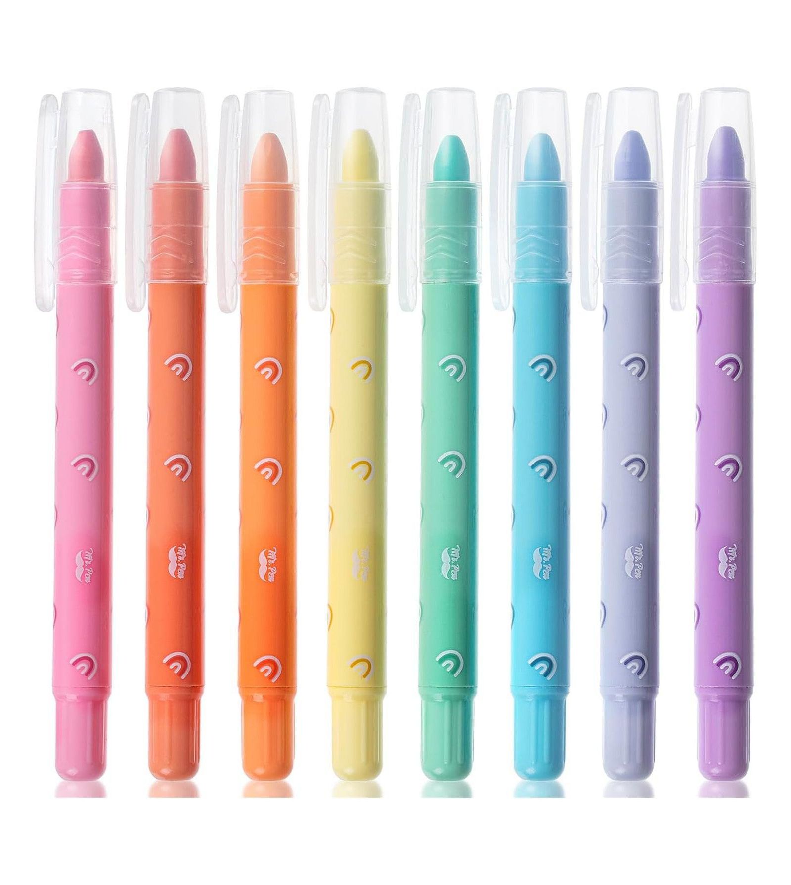 Маркеры гелевые Mr. Pen, 8 шт., ассорти
