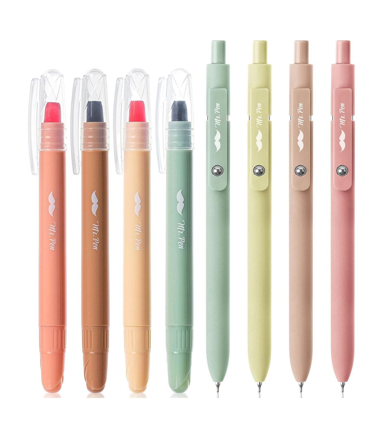 Mr. Pen Набор маркеров и ручек для Библии, 8 шт., гелевые маркеры