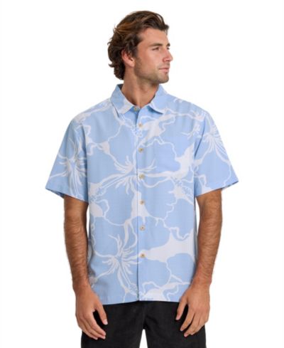 Quiksilver Waterman Мужская рубашка с коротким рукавом, цвет Bay Breeze