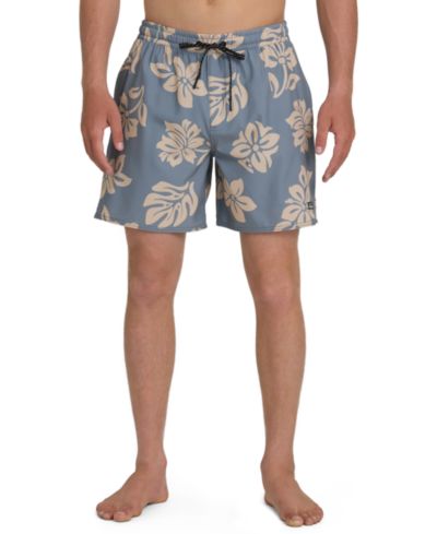 Quiksilver Waterman Men's Floral Print Swim Trunk
