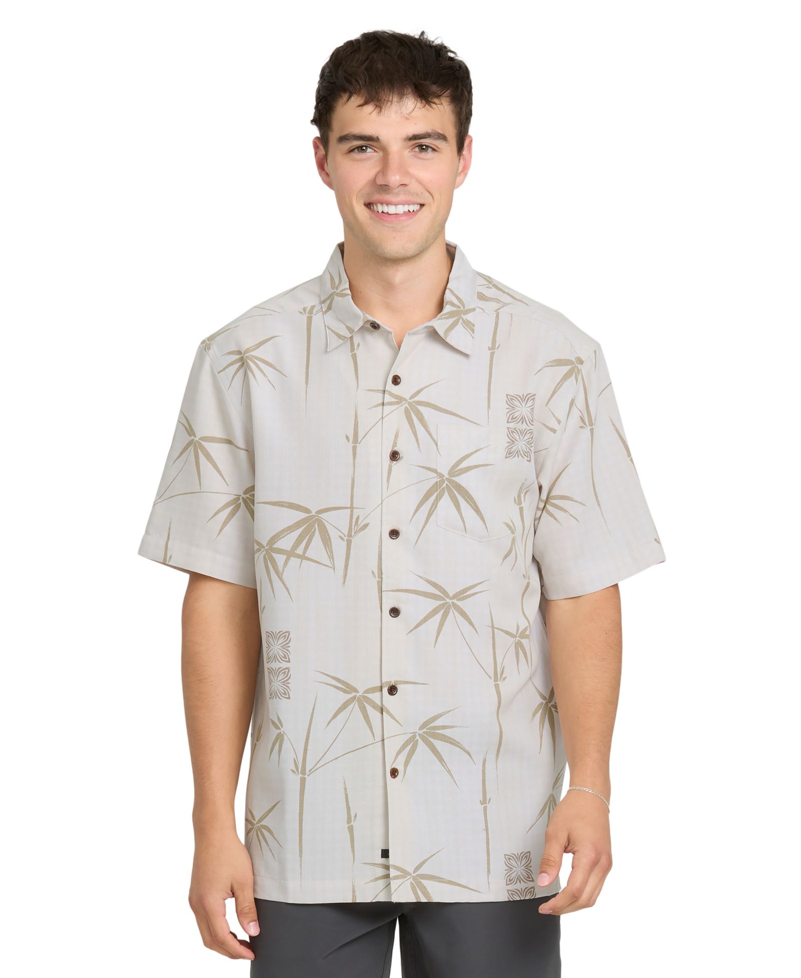 Мужская рубашка Quiksilver Waterman Bamboo Bay Classic-Fit