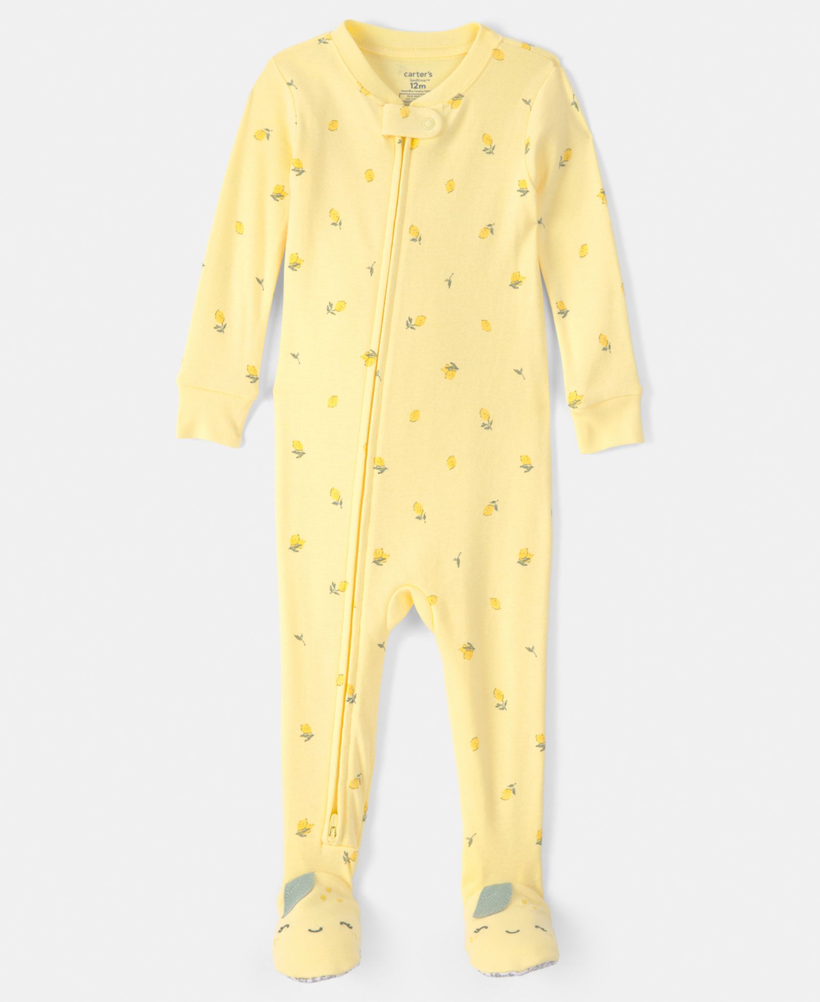 Carter's Baby Girls' Lemon Snug-Fit One-Piece Pajama