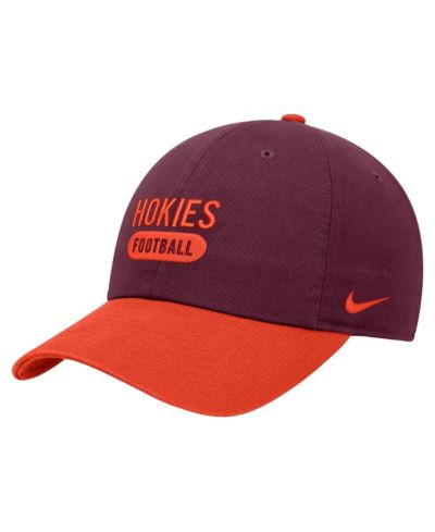 Мужская регулируемая кепка Nike Virginia Tech Hokies Color Block Club Maroon