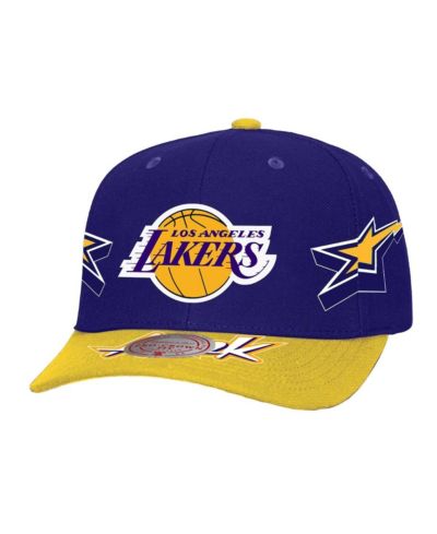 Men's Purple/Gold Los Angeles Lakers AS2K Stars Pro Crown Adjustable Hat