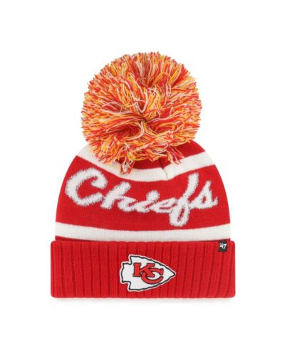 '47 Brand Женская вязаная шапка с помпоном Kansas City Chiefs