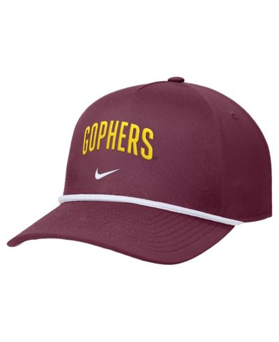 Мужская регулируемая кепка Nike Minnesota Golden Gophers Rise, бордового цвета