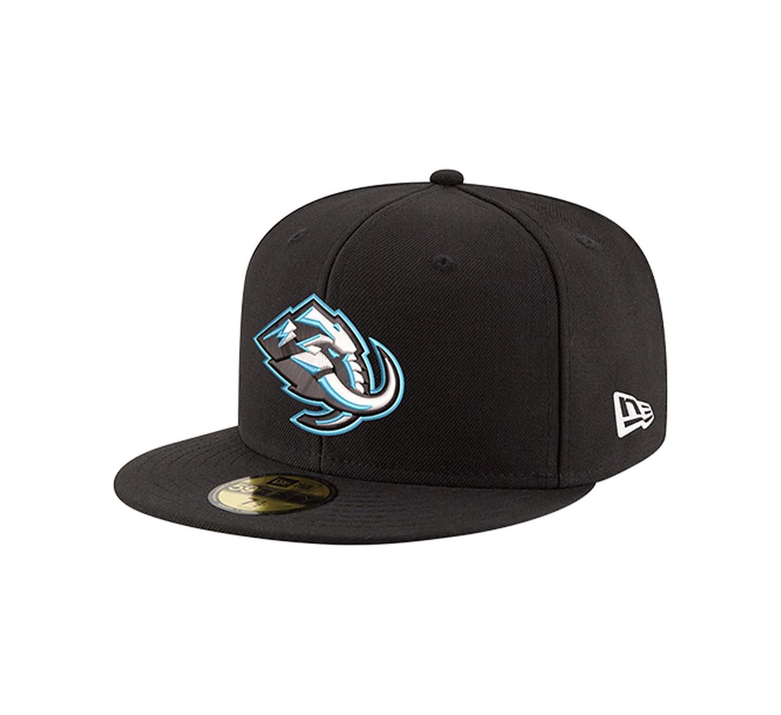 New Era Men's Black Utah Mammoth Core 59FIFTY Fitted Hat