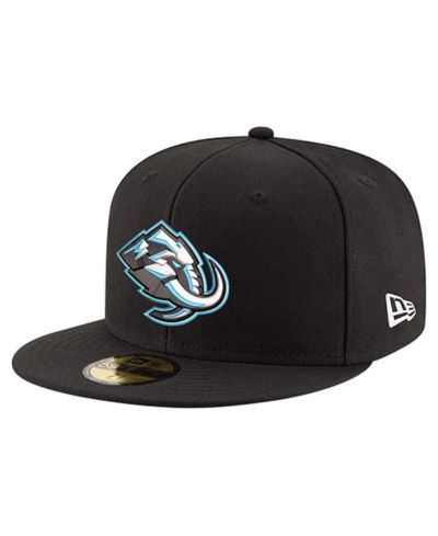 New Era Men's Black Utah Mammoth Core 59FIFTY Fitted Hat