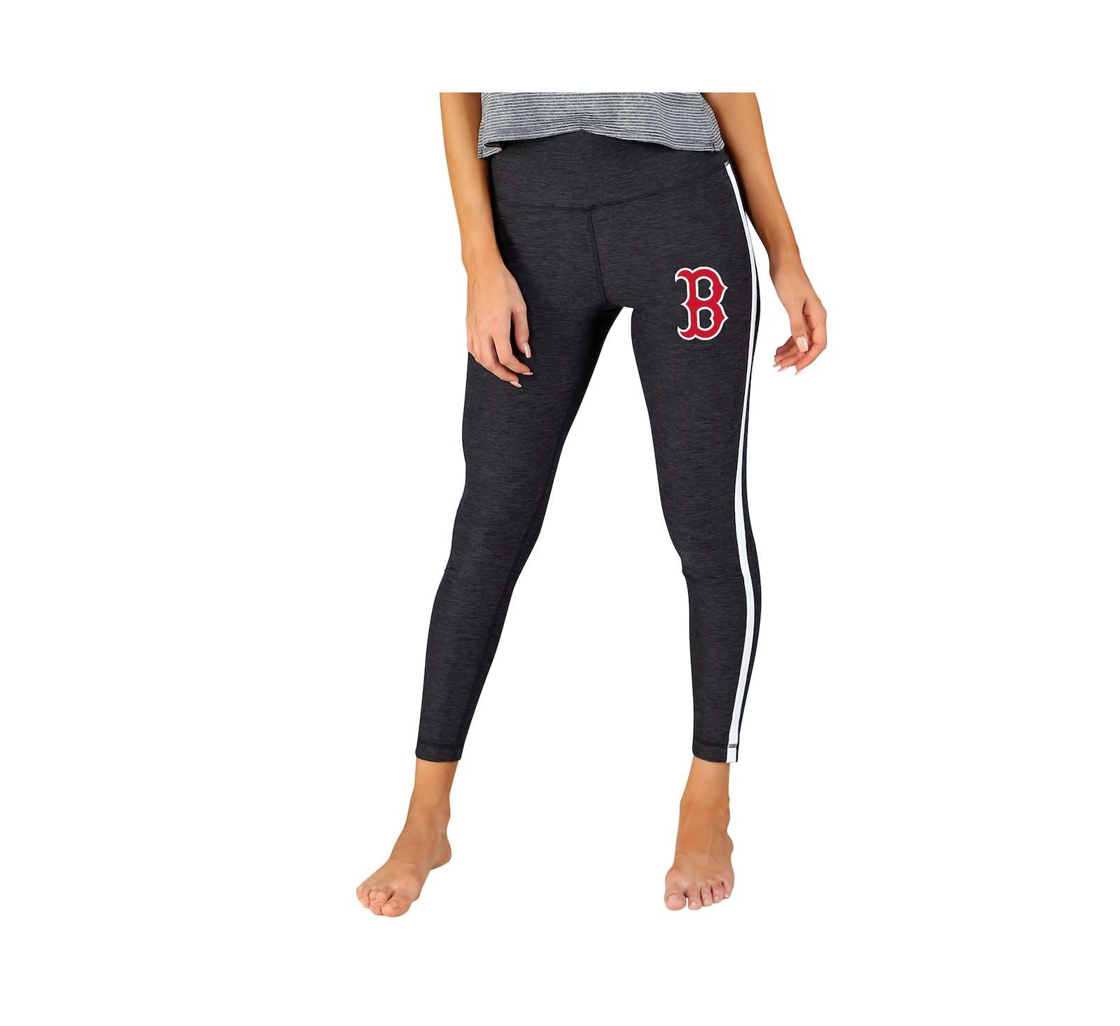 Women's Charcoal/White Boston Red Sox Centerline Knit Leggings