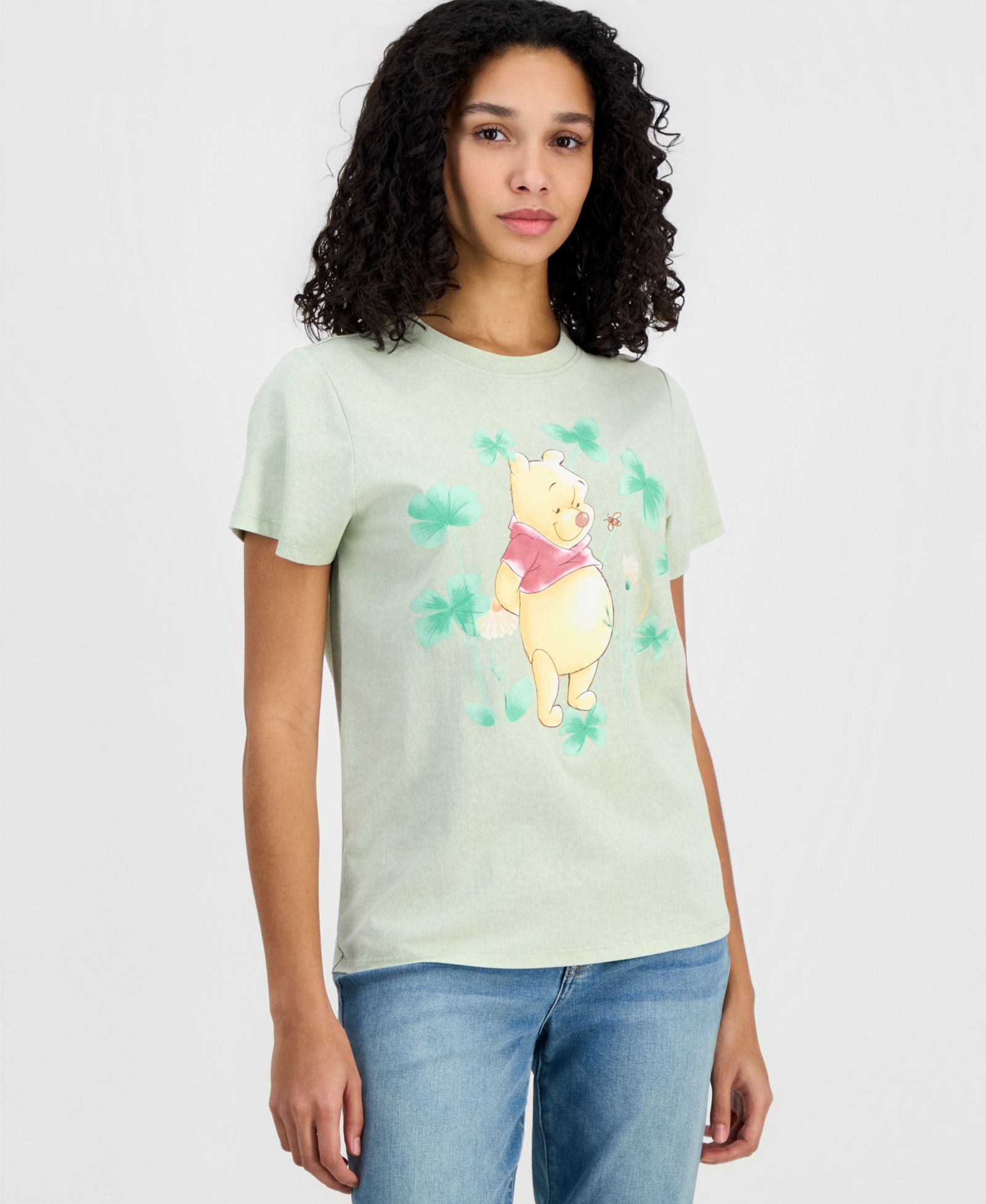 Winnie the Pooh Juniors' St Patty's Day Short-Sleeve T-Shirt