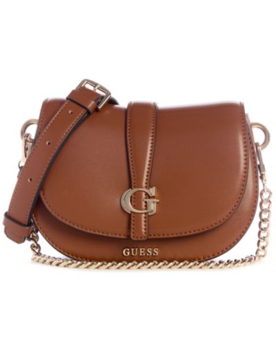 GUESS Carrie Flap Magnetic Mini Crossbody Handbag