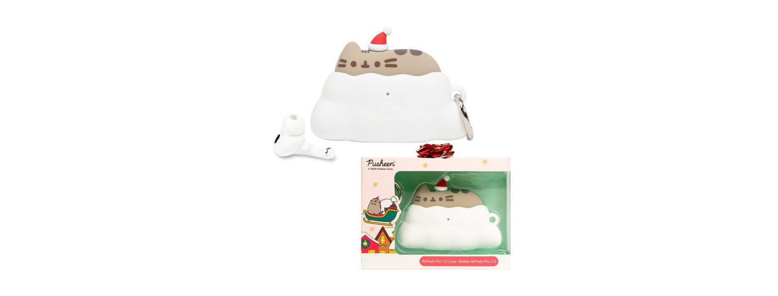 Силиконовый чехол для AirPods Pro Pusheen iFace Stormy с беспроводной зарядкой, совместим с Apple AirPods Pro и Pro 2
