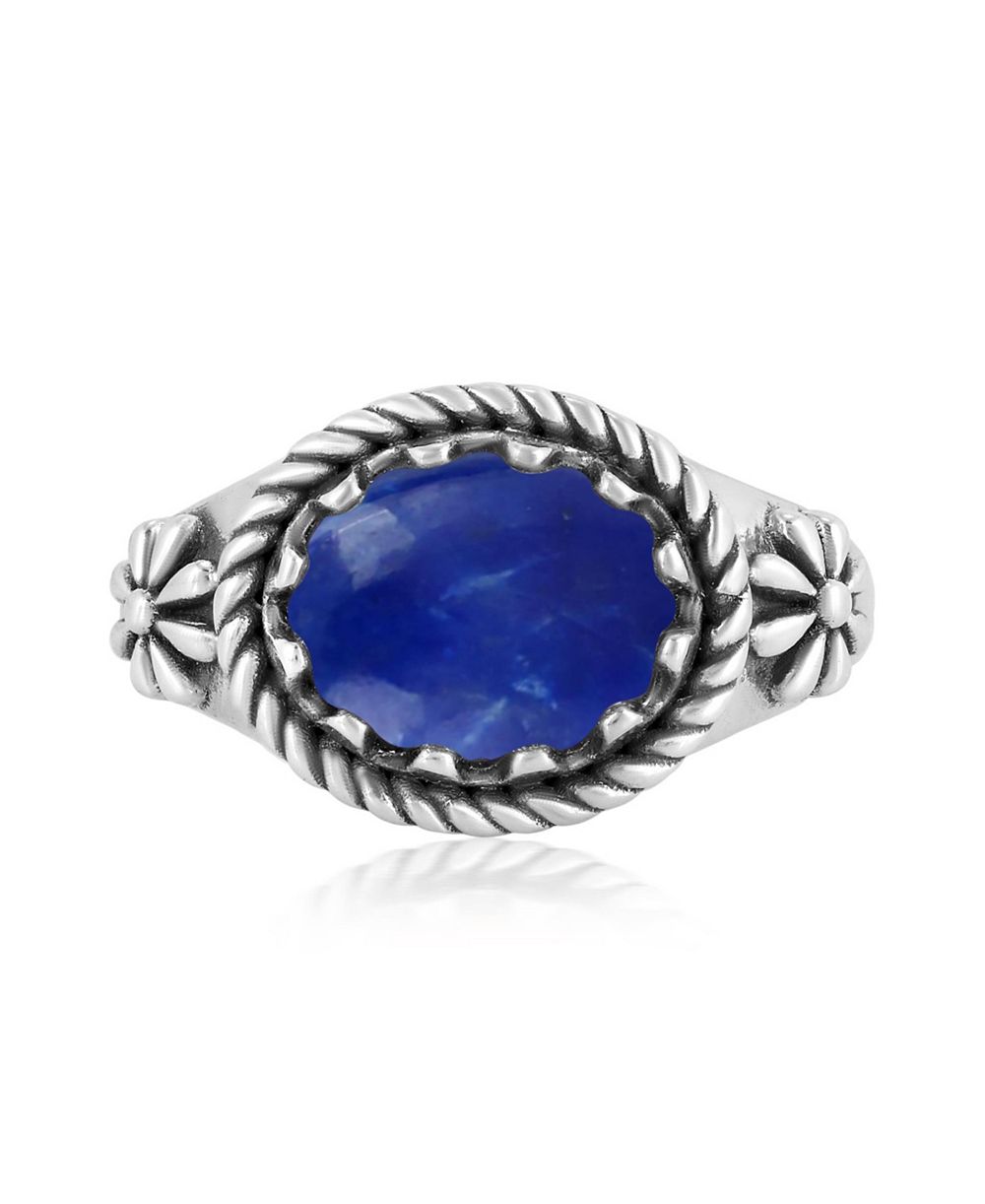 Кольцо American West Jewelry из стерлингового серебра с лазуритом