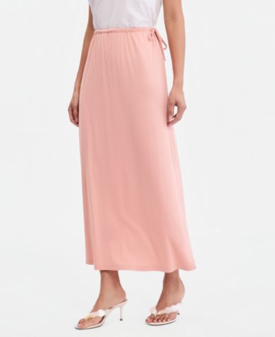 I.N.C. International Concepts Women's Side-Tie Knit Midi Skirt, Macy's Exclusive