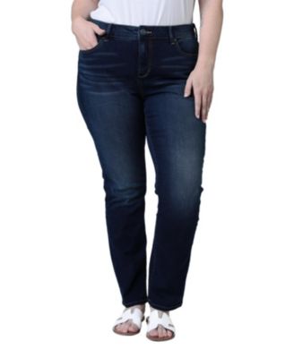 SLINK Jeans Женские джинсы с высокой посадкой и прямыми штанинами, 32" inseam - Gaby