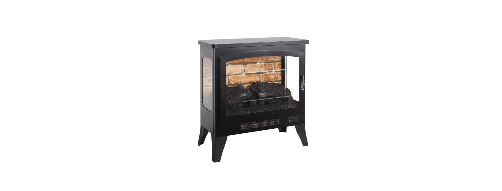 Электрический камин Flynama 21 inch Three-sided Freestanding с эффектом 3D пламени и пультом