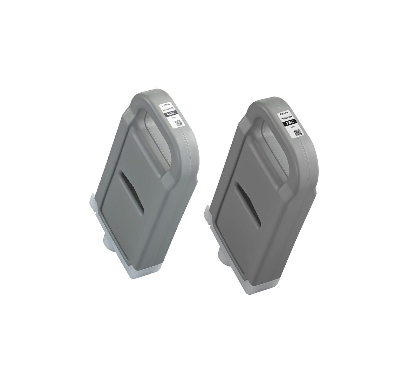 Комплект чернил Canon PFI-2700 700ml Matte Black и PFI-3700 Photo Black Pigment Ink Tank