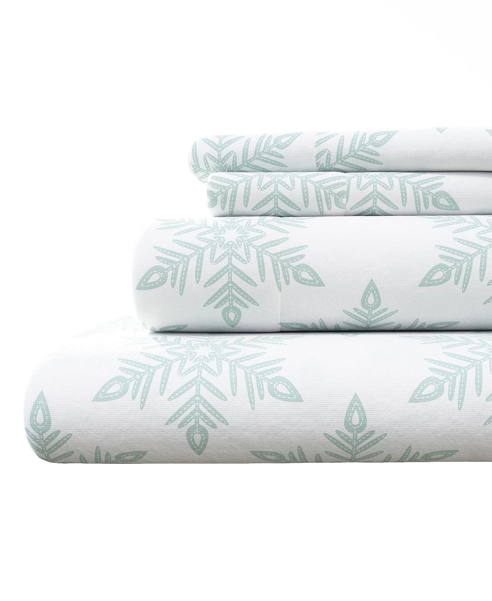 Linery and Co. Ultra-Soft Turkish Cotton Flannel Lodge Print Sheet Set