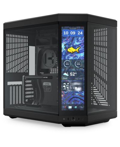 Hyte Y70 Touch Infinite Integrated Touchscreen Computer Case Compatible with ATX/Micro-ATX/Mini-ITX