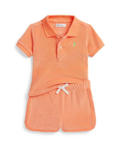 Polo Ralph Lauren Детский набор: поло и шорты из махровой ткани, 2-Piece Set