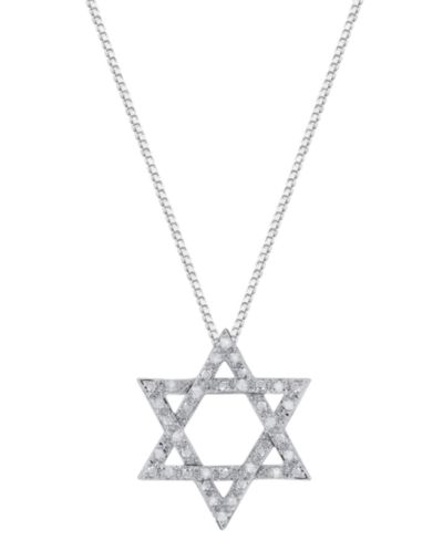 Подвеска Macy's Diamond Star of David из стерлингового серебра