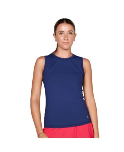 Sofibella Women's UV Colors Sleeveless Tennis Shirt