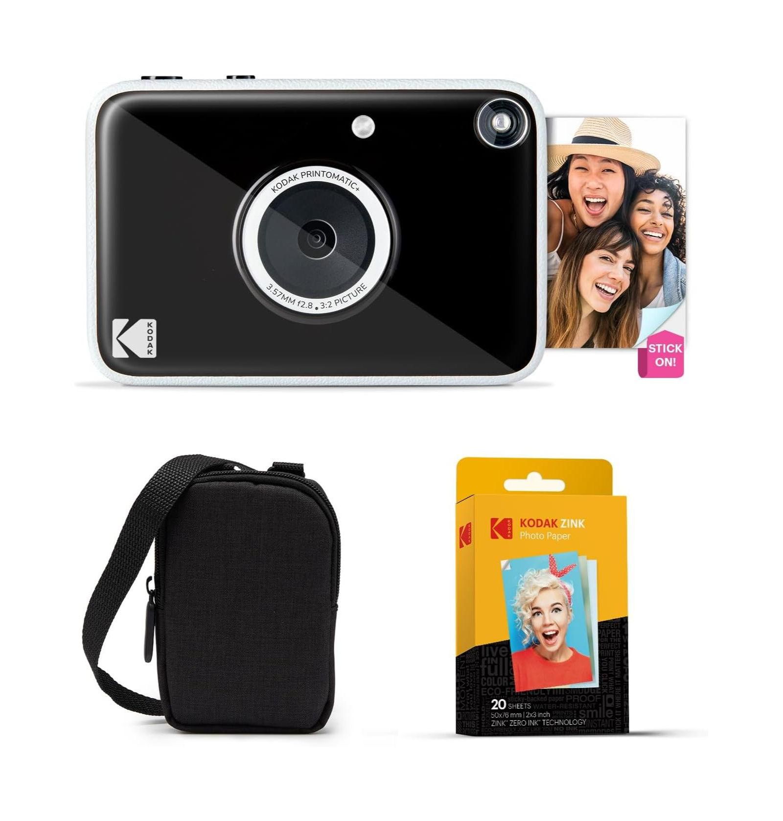 Фотоаппарат KODAK Printomatic+ Instant Camera Bundle 10MP с чехлом и 20 Zink Paper
