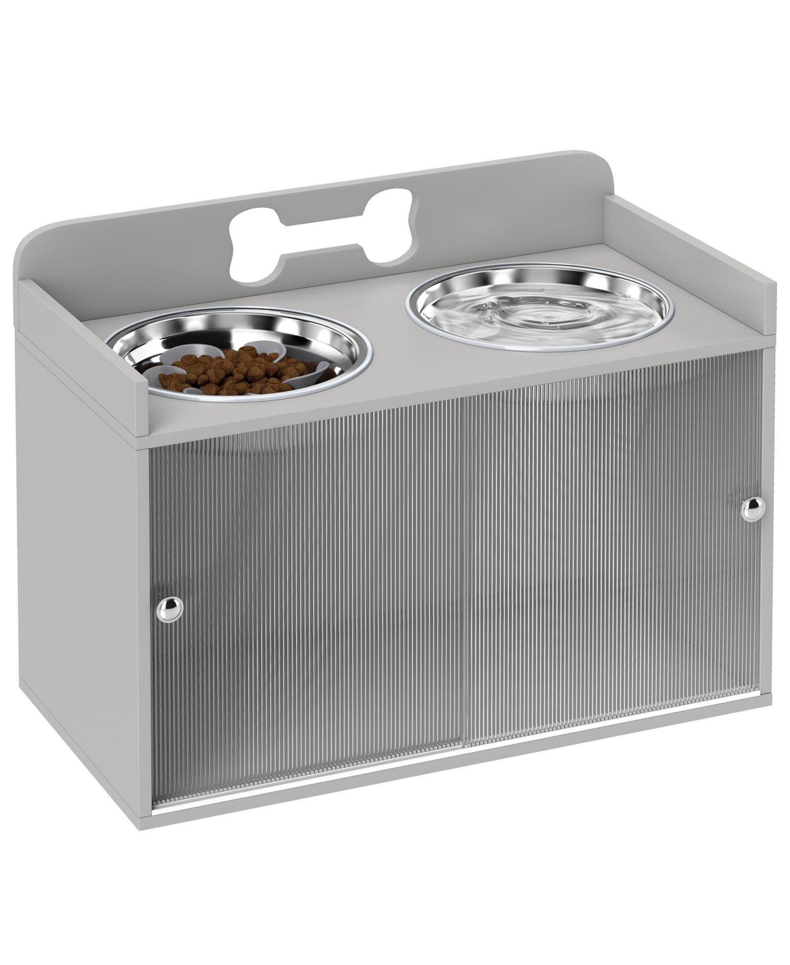 Подставка для мисок PawHut Elevated Dog Bowls