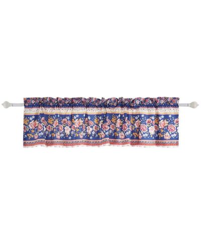 Greenland Home Fashions Marsha Валанс для окна, синий 84x16"