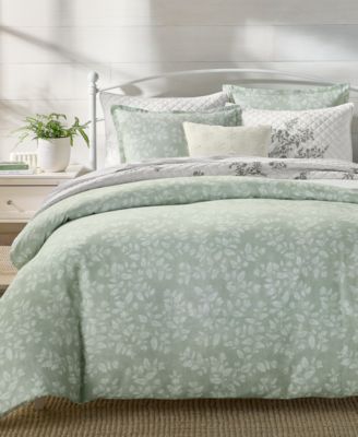 Комплект пододеяльников Charter Club Willow Print, Full/Queen