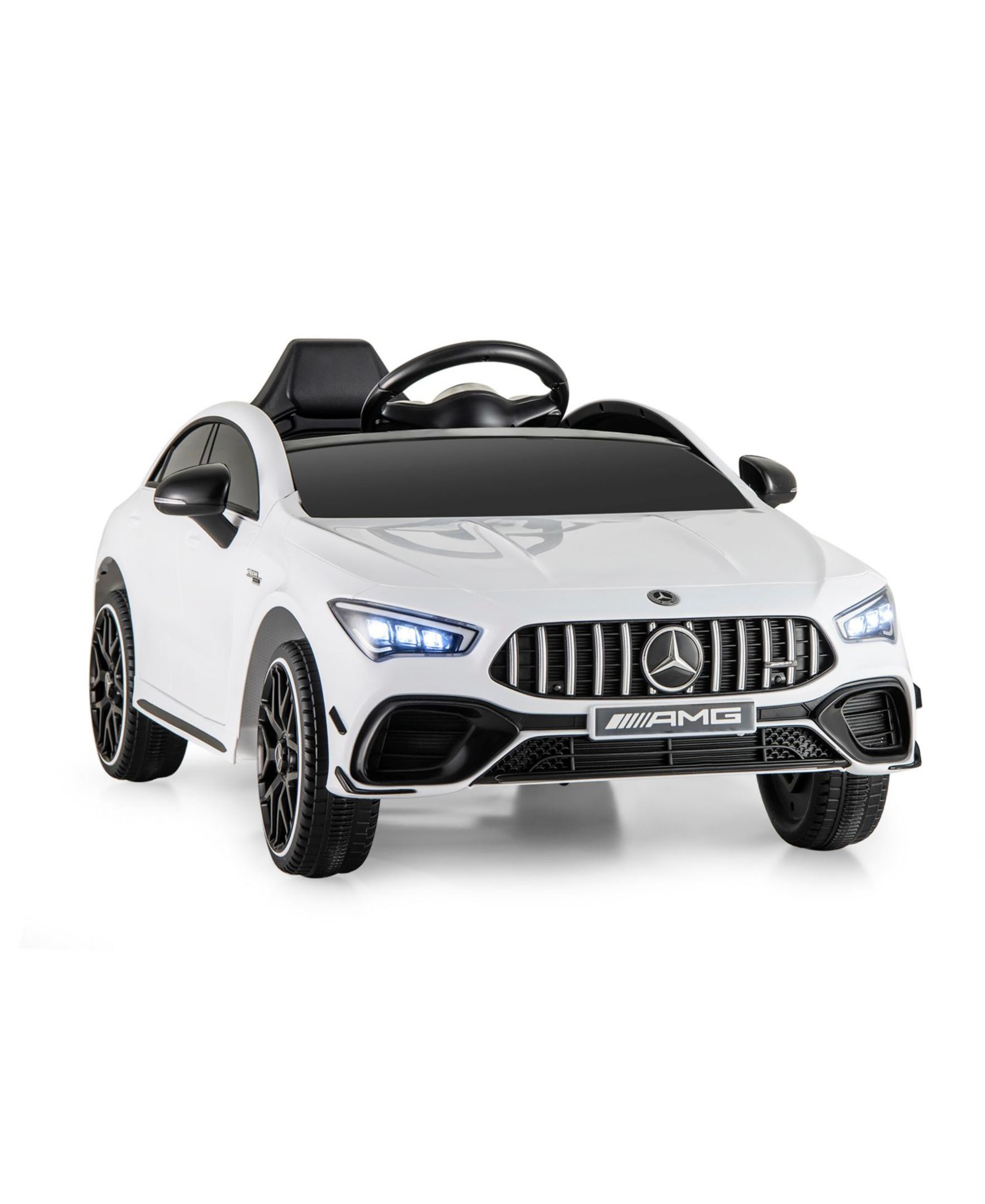 Детская машина SUGIFT 12V Mercedes-Benz AMG CLA 45 с пультом управления, белая
