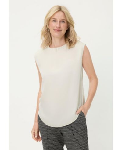 Olsen Женский атласный топ без рукавов Shell Top