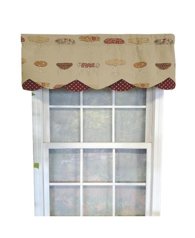 RLF Home декоративный валанс для окна Ottoman Petticoat, 3" Rod Pocket