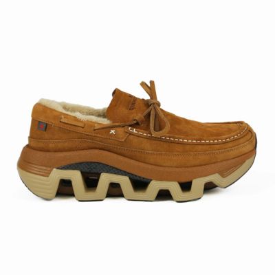 PINNIP Men's Genuine Suede Winter Loafers