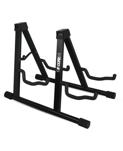 Стойка для гитар 5 Core Double Guitar Stand Floor Adjustable A Frame Folding Acoustic Electric Guitars Holder Stands GSS 2N1 BLK