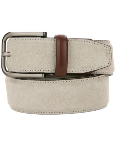 Perry Ellis Portfolio Men's Summer Suede Leather Belt