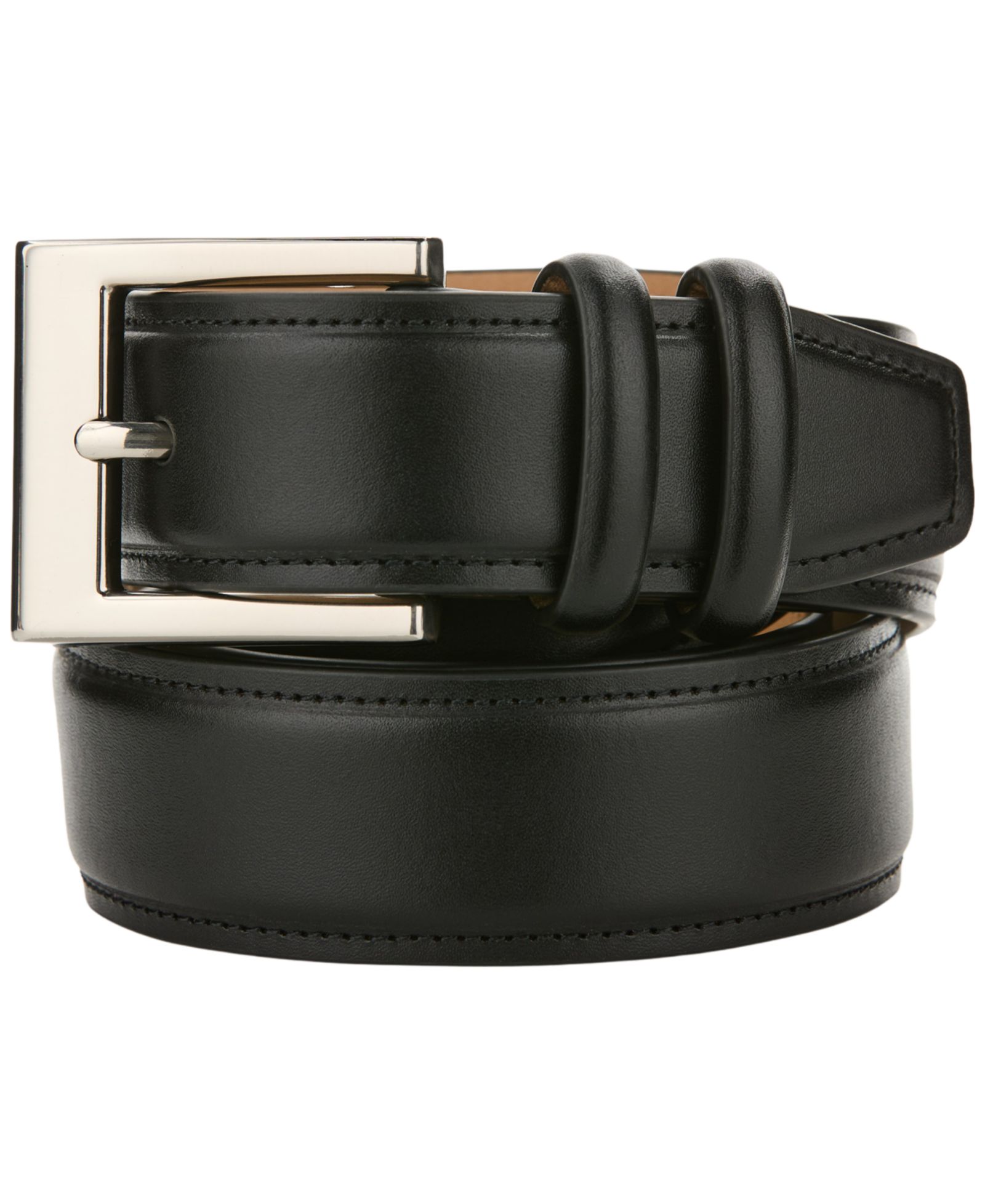32MM Perry Ellis Portfolio Men's Fine Leather Burnish Belt