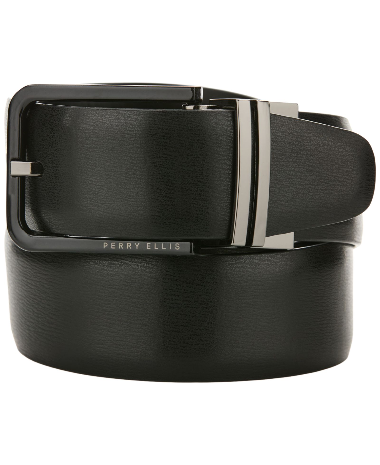 Perry Ellis Portfolio Men's Classic Leather River Belt