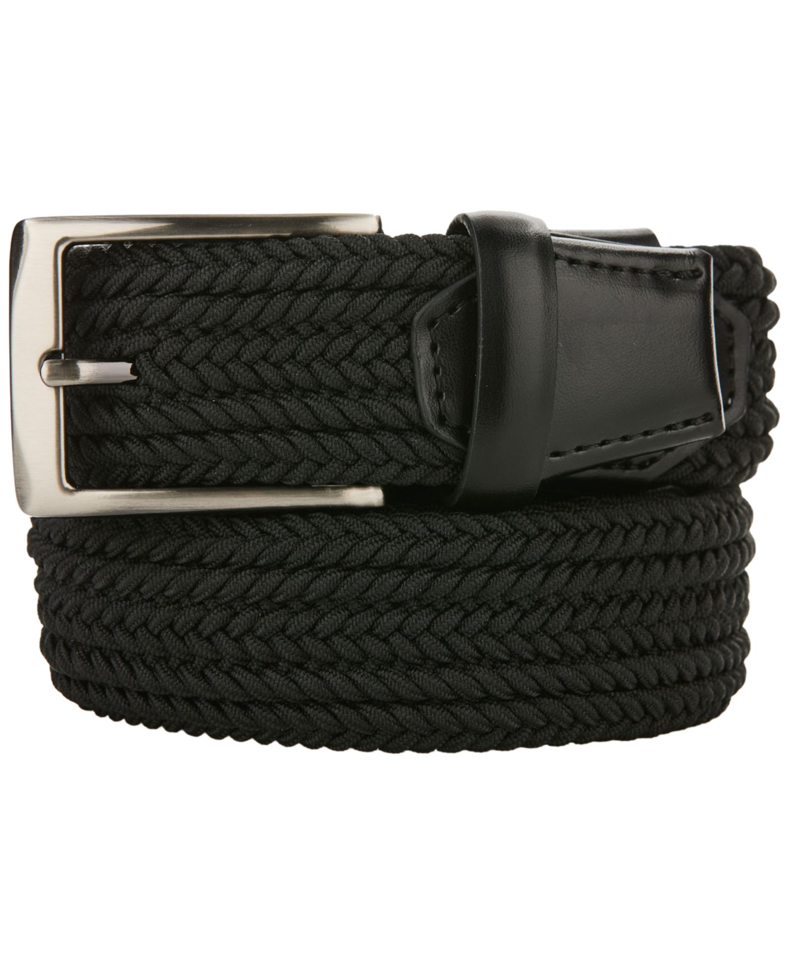 Мужской эластичный ремень Perry Ellis Portfolio Channel Braided