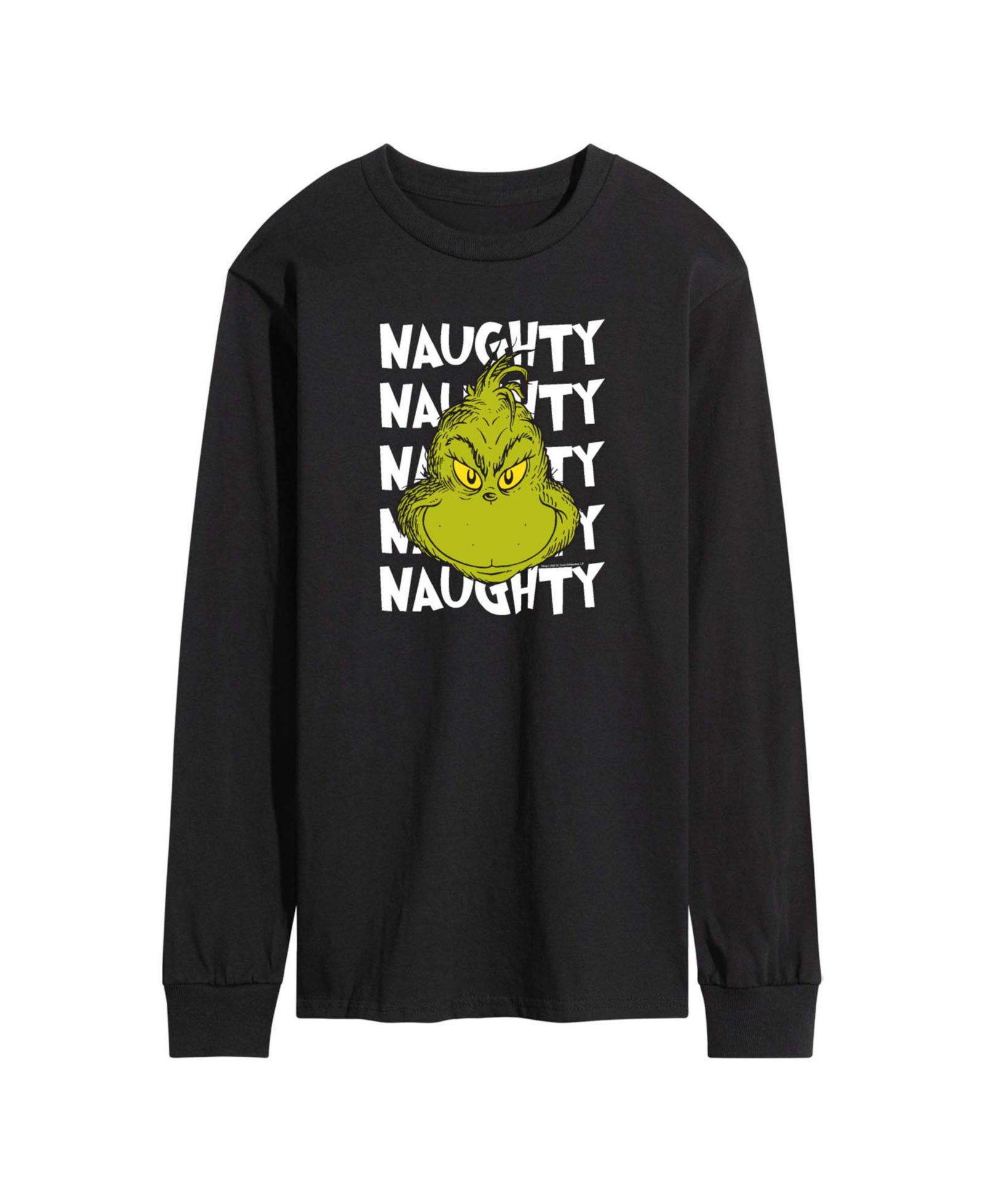AIRWAVES Men's The Grinch Merry Grinchmas Graphic Crewneck T-Shirt